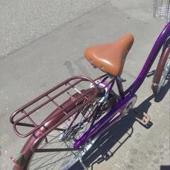 26インチ 🚲 中古 自転車 11,800円 🔑鍵新品 💡ライト付 新規防犯登録料コミ 877の画像
