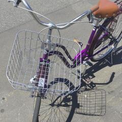 26インチ 🚲 中古 自転車 11,800円 🔑鍵新品 💡ライト付 新規防犯登録料コミ 877の画像