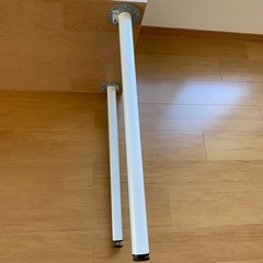IKEA 200cm　テーブル デスク ラグカプテン 脚付き 長テーブル　の画像