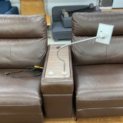 電動リクライニングソファ　ニトリの画像