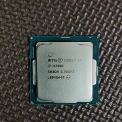 Intel Core i7-8700K、マザーボードメモリクーラーセット の画像