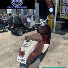 買い取り、下取り大歓迎!!保証付き車両になります♪　愛知県公安委員会登録業者(オートバイ商)☆GARAGE-ECO千音寺☆軽整備＆点検済み☆ヤマハ　ビーノSA10Jワイン　5-565名古屋市中川区より!!の画像