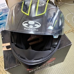 Kabuto フルフェイスヘルメット ブラック/イエローRyujkiの画像