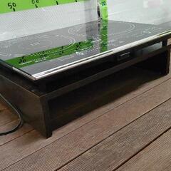 0803-043 YAMAZEN IHクッキングヒーター 専用台付き 倉庫保管スタッフにお声がけ下さいの画像