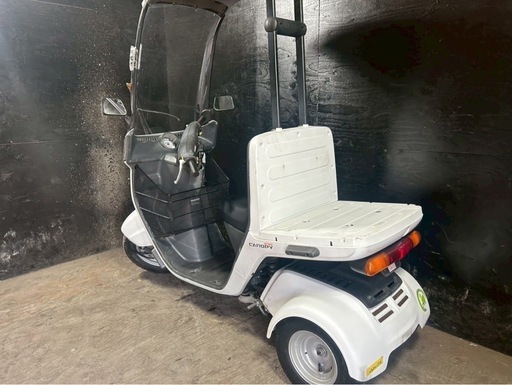 ★支払総額7.2万円★関東圏内即日配送可能！全車走行テスト済みです！ ホンダ ジャイロFI 白 TA03 人気のジャイロ！ 4ストインジェクション！ フロントカゴ付き！ ちょっとした足に♪