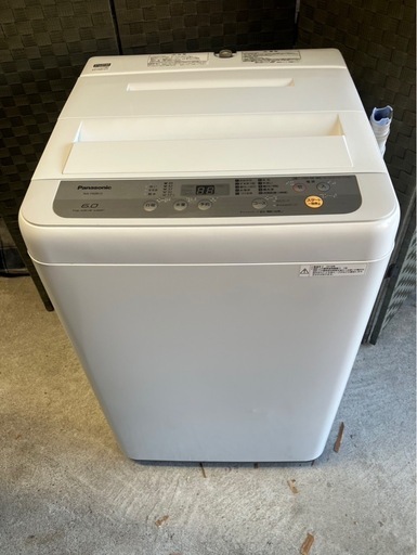 Panasonic 洗濯機 2018年製 6.0kg (カイ) 新潟の生活家電《洗濯