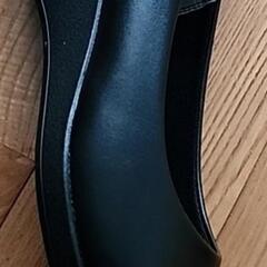 パンプス　黒　　24.5の画像