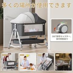 ベビーベッド✨クッション 折りたたみ ミニ 持ち運び ゆりかご 多機能添い寝の画像
