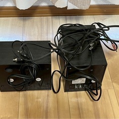 サンワサプライ 木製2.1chスピーカー  MM-SPWD3BKNの画像