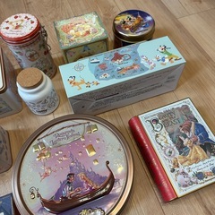 Disney ディズニー　空缶　お菓子缶　空箱まとめ売りの画像