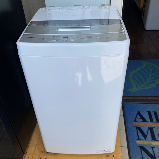 ☆ 北九州、福岡市周辺配送可【アクア】全自動洗濯機 2021年製 4.5kg