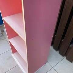 ピンクのカラーボックスの画像