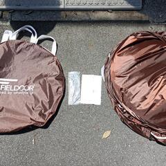 　FIELDOORフルクローズサンシェードテント最大収容人数...5～6人・
ポップアップテント・ワンタッチテントの画像