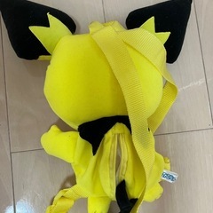 ピチューぬいぐるみリュックの画像