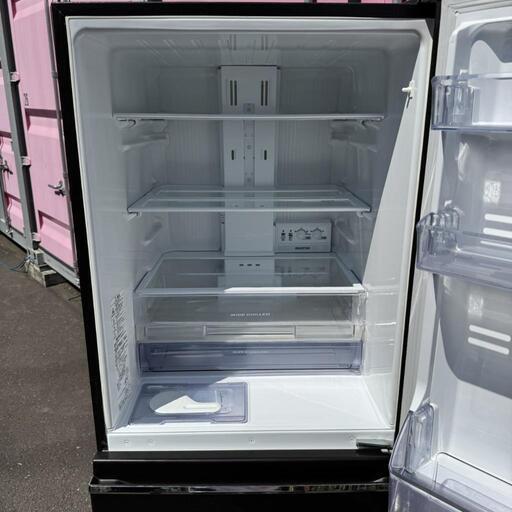 Z026★2017年製★三菱電機　3ドア　冷蔵庫　自動製氷　ファミリー　ブラウン Z026☆2017年製☆三菱電機 3ドア 冷蔵庫 自動製氷 ファミリー ブラウン