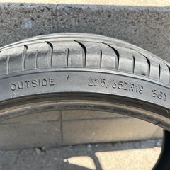 中古タイヤ19インチ！225/35/19 トライアングルの画像