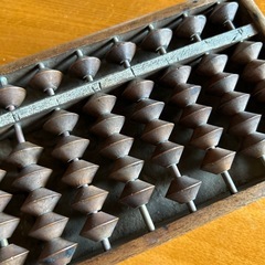 昭和時代のそろばんの画像
