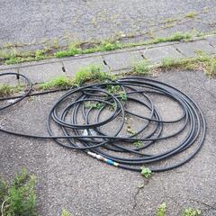 ２００V 高圧洗浄機 ホース付き20M×２本の画像