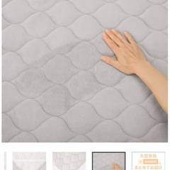 ゴムバンド付き 敷パッド　シングルの画像