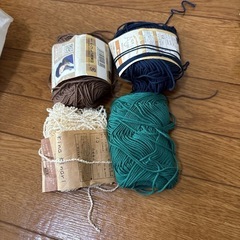 コットン素材　毛糸セットの画像