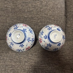 梅柄のお茶碗（残り4皿）　の画像