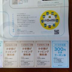 東京メトロ 株主優待　乗車証(乗車券)３枚＆無料チケット４種類の画像