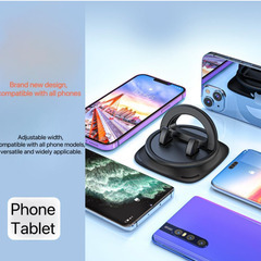   🚗【新品未使用】車載スマホホルダー ZM-17 ダッシュボード取付 スプリング自動ロック式 シリコン滑り止め 回転可能 iPhone Android GPS対応 片手操作可能 車載ホルダー スマホスタンド 携帯スタンド ブラックの画像