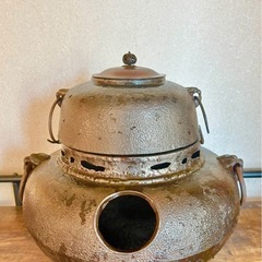 古い 茶釜
の画像