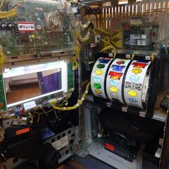 パチスロ実機 押忍！番長2Q 操 頂RUSH 大都技研 設定キー ドアキー付属 Daito コイン不要機 【モノ市場東浦店】 130の画像