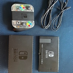Switch本体　クリアカラーの画像