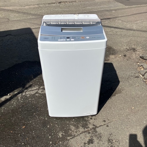AQUA 縦型洗濯機 5kg 2021年製 AQUA([カデン]アクア) / 縦型全自動洗濯機 _8㎏ | 中古品の販売