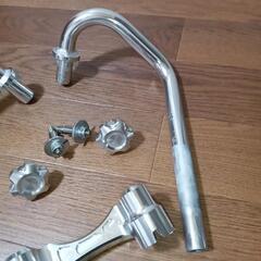 MORIN    くるくるハンドル　アルミ　シルバー　　ダックス125    jb04〜 jb06の画像