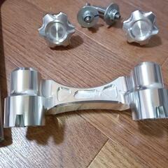 MORIN    くるくるハンドル　アルミ　シルバー　　ダックス125    jb04〜 jb06の画像