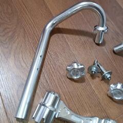 MORIN    くるくるハンドル　アルミ　シルバー　　ダックス125    jb04〜 jb06の画像