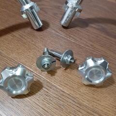 MORIN    くるくるハンドル　アルミ　シルバー　　ダックス125    jb04〜 jb06の画像