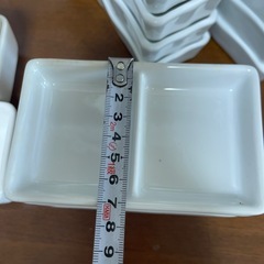 白い陶器製小皿 まとめ売り お猪口セットの画像