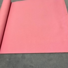 ヨガマット　ストラップ付きピンクの画像