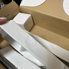 白い陶器製小皿 まとめ売り お猪口セットの画像