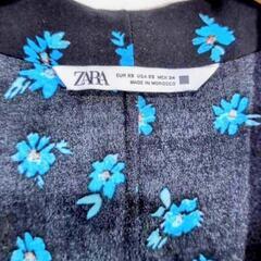 ZARA　ロングカーディガン　ロングワンピースの画像