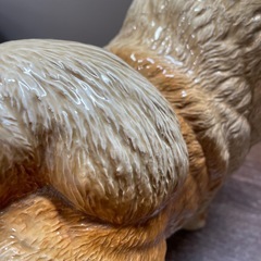美品 チャウチャウ 置物 オブジェ の画像