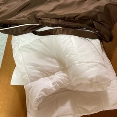 お昼寝布団　掛け敷布団と袋付きの画像