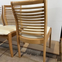 名古屋市お届け無料ダイニングチェア三脚セットの画像