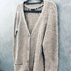 CROLLAロングカーディガン（新品・未使用）の画像