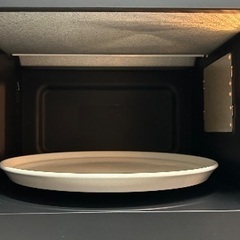 【状態美品】電子レンジ(黒) SHARP RE-S5CB 300円の画像
