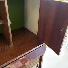 【無料】 レトロ棚　2段セットの画像