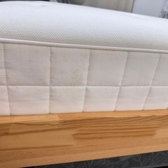 セミダブルベッド＋マットレスの画像