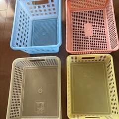 カゴ　収納まとめての画像