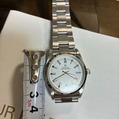 ROLEX！OYSTER PERPETUAL ボーイズ ホワイトローマン 自動巻