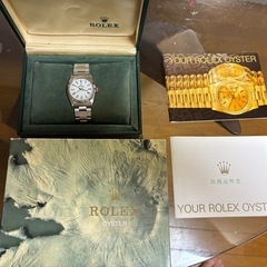 ROLEX！OYSTER PERPETUAL ボーイズ ホワイトローマン 自動巻