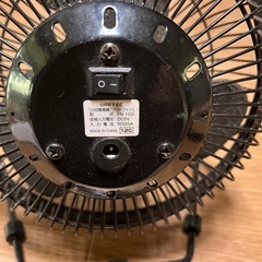 USB卓上扇風機の画像